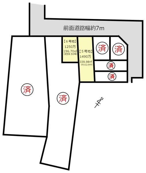 フリーガーデン西葛籠　６号地