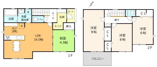 近江八幡中小森町24-1期　1号棟