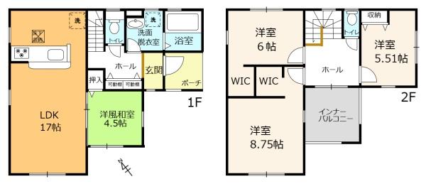彦根市小泉町6期　2号棟