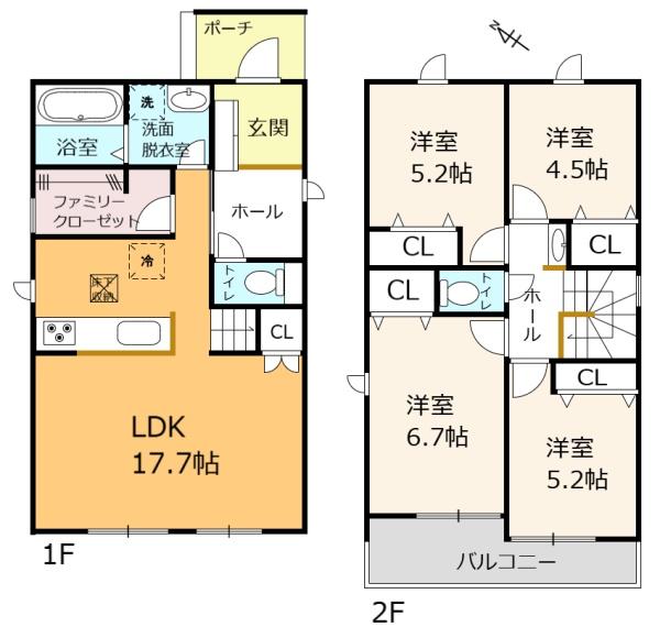 近江八幡市安土町常楽寺24-1期　2号棟