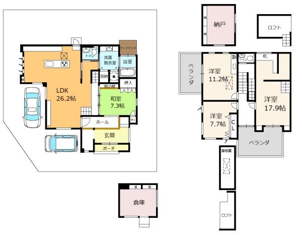 近江八幡市中小森町の中古一戸建て
