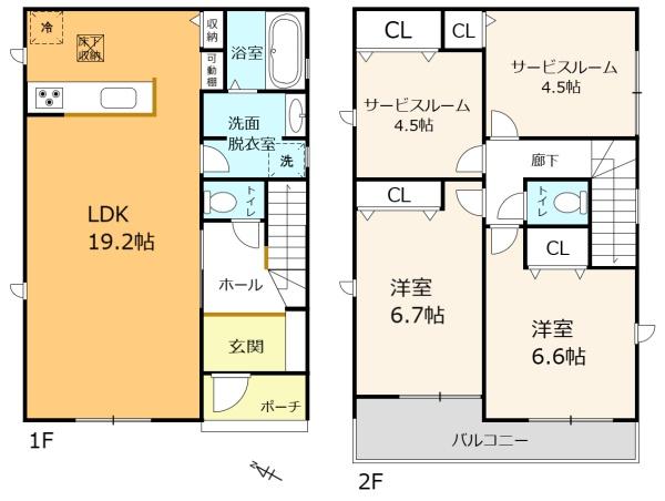 近江八幡鷹飼町第2期1号棟