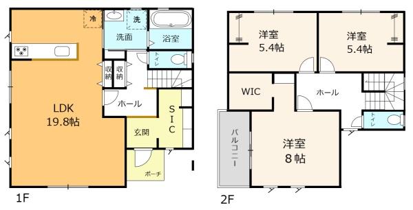 近江八幡市長田町の新築一戸建