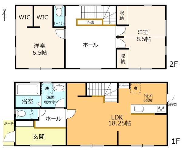 湖南市若竹町4期　1号棟