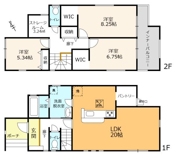 湖南市水戸町3期　1号棟