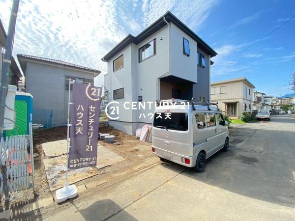 KIS東松山市石橋3期1号棟(前面道路含む現地写真)