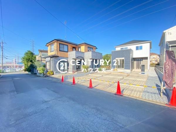 比企郡嵐山町むさし台2丁目の新築一戸建(前面道路含む現地写真)