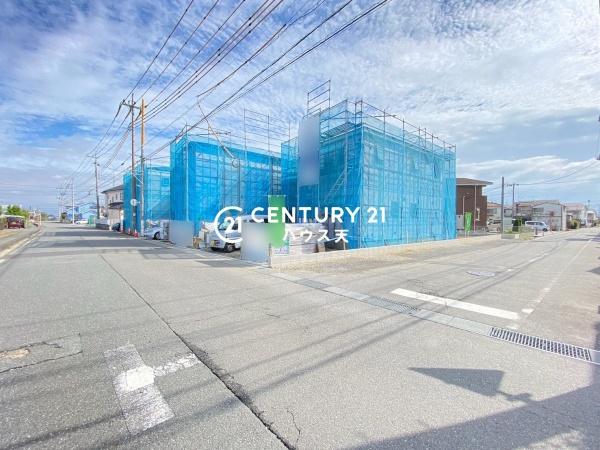 比企郡川島町大字上伊草の新築一戸建(前面道路含む現地写真)