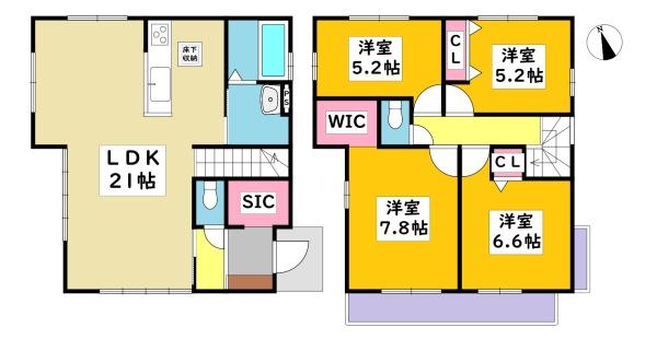 日進市米野木町新築戸建全2棟1号棟