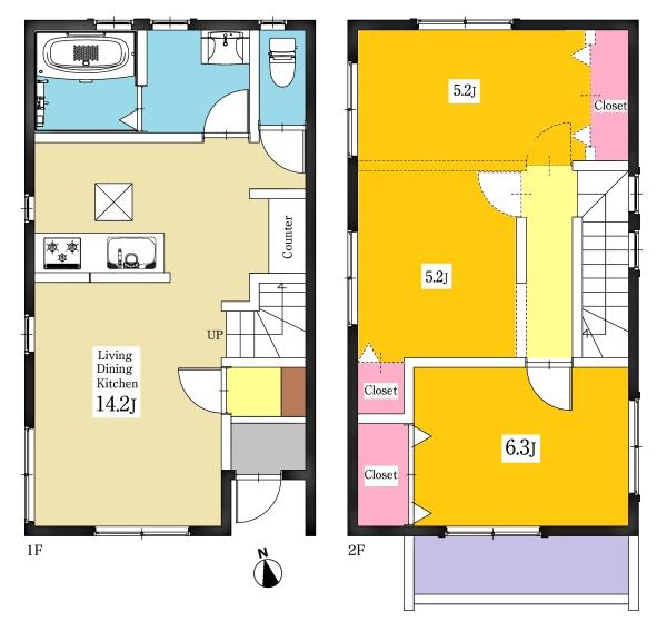 みよし市南台新築戸建全3棟C号棟