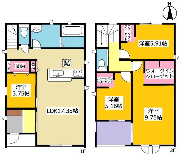 豊田市亀首町新築戸建全6棟1号棟