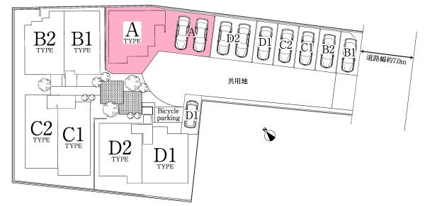 豊田市山之手新築戸建全7棟A棟