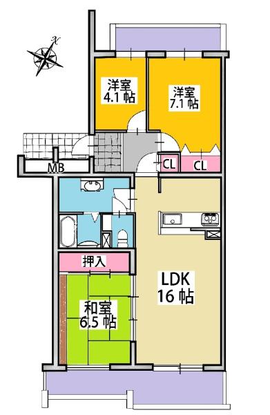 日進香久山社の街106号棟