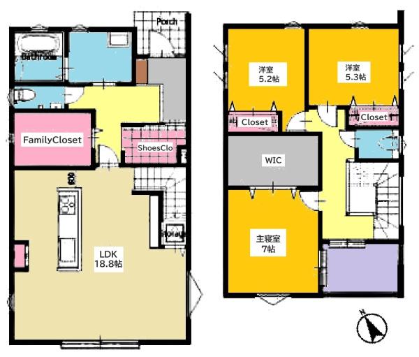 碧南市相生町新築戸建全4棟B号棟