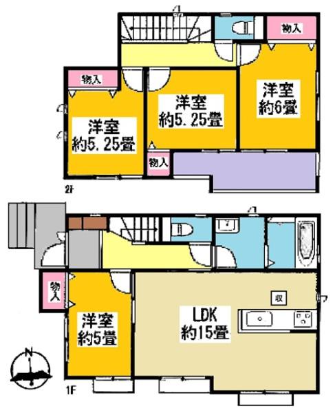 豊田市志賀町新築戸建全2棟2号棟