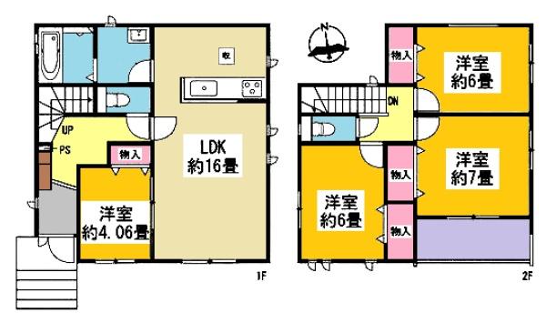 豊田市明和町新築戸建全3棟2号棟