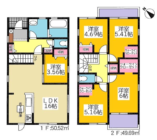 安城市今本町新築戸建全4棟3号棟