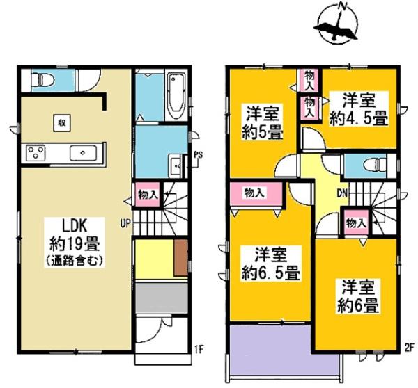 豊明市三崎町新築戸建全2棟2号棟