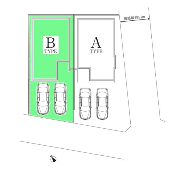 豊明市栄町新築戸建全2棟B棟