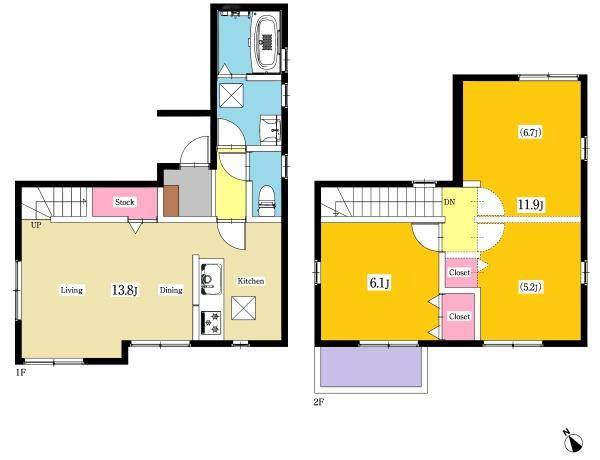 豊田市広久手町分譲戸建全2棟A棟