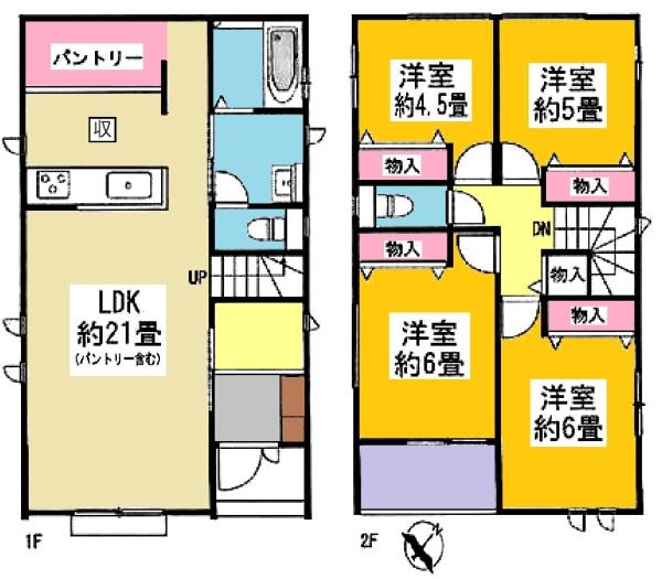 豊田市市木町新築戸建全4棟　B号棟