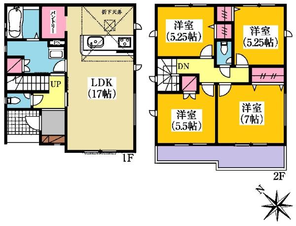 豊田市大島町新築戸建全3棟3号棟