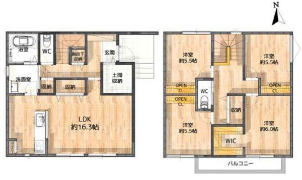 岡崎市堂前町新築戸建全2棟B棟