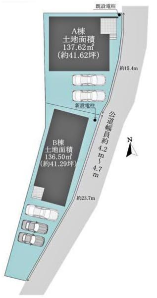 岡崎市堂前町新築戸建全2棟B棟