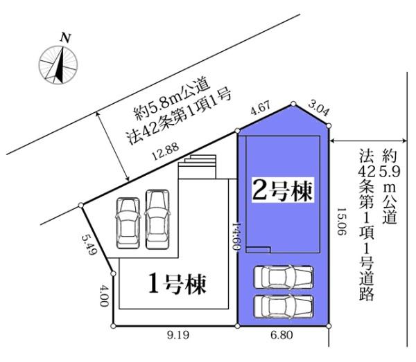 みよし市三好町新築戸建全2棟2号棟