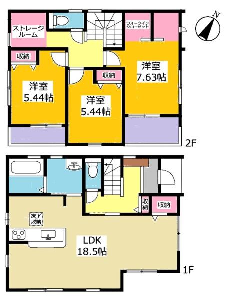 豊田市水源町新築戸建全3棟2号棟
