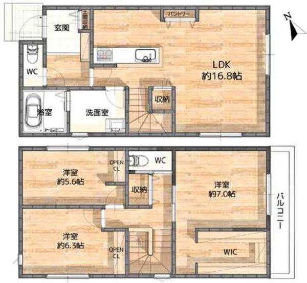 岡崎市土井町新築戸建全1棟