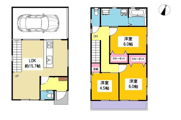 豊田市緑ヶ丘分譲住宅全1棟