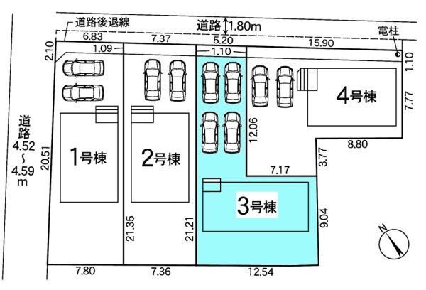 安城市根崎町新築戸建全4棟3号棟