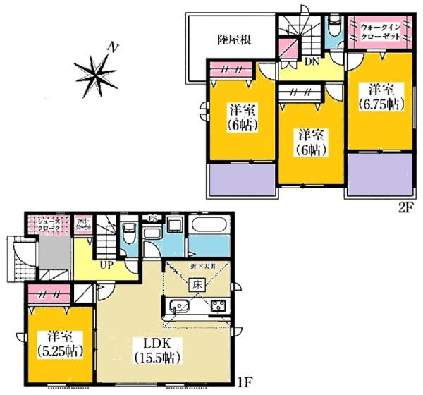 豊田市大林町新築戸建全2棟1号棟