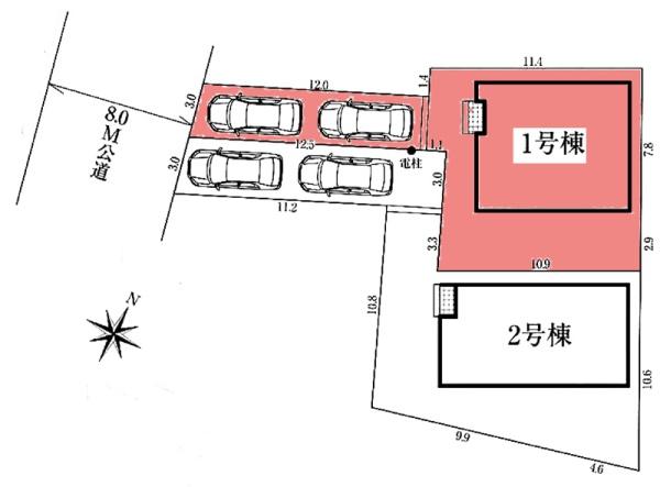 豊田市大林町新築戸建全2棟1号棟