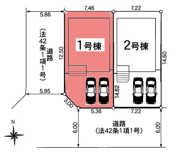 豊田市泉町新築戸建全2棟1号棟