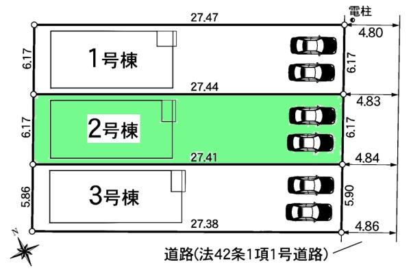 東海市富木島町新築戸建全3棟2号棟