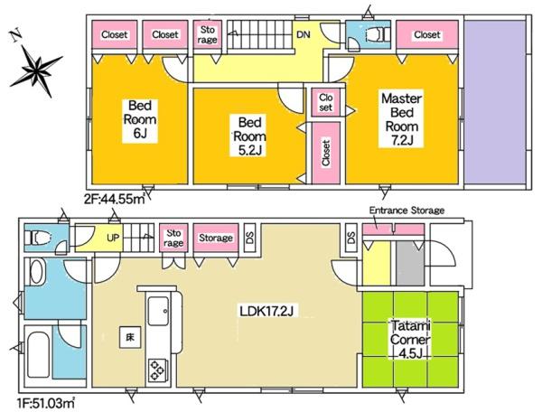東海市富木島町新築戸建全3棟3号棟