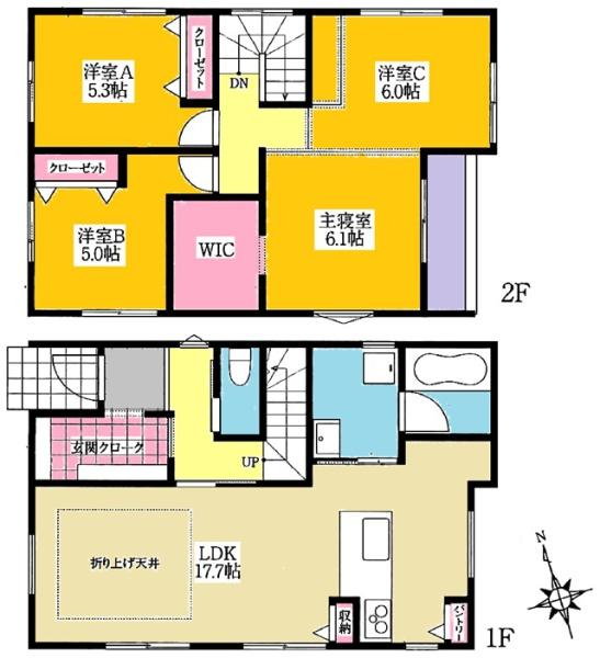 安城市古井町新築戸建全2棟2号棟