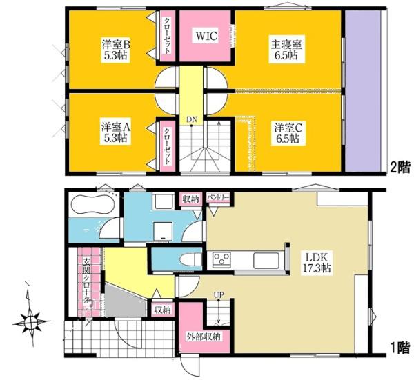 知立市新林町新築戸建全9棟2号棟