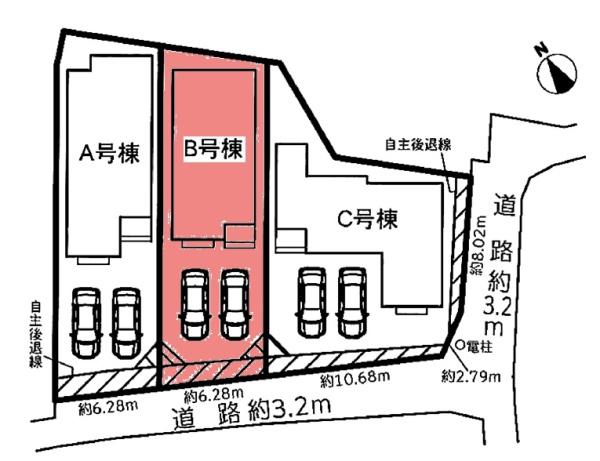 東海市養父町新築戸建全3棟B号棟