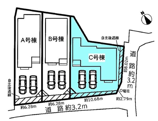 東海市養父町新築戸建全3棟C号棟