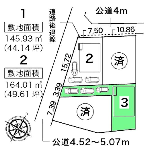 豊田市宝町新築戸建全4棟3号棟