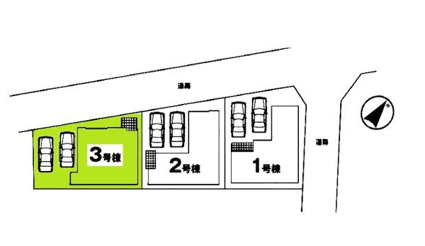 安城市今本町新築戸建全3棟3号棟