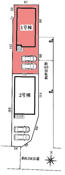 知立市長篠町新築戸建全2棟1号棟