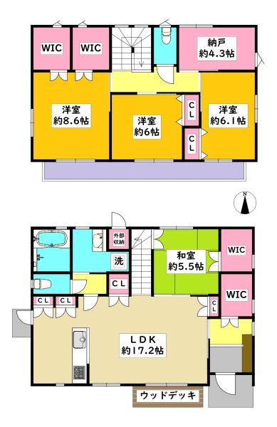 岡崎市桑原町字緑陽台の中古一戸建