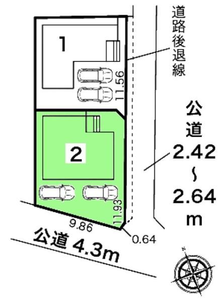 安城市桜井町新築戸建全2棟2号棟