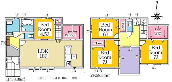 安城市小川町分譲戸建全7棟6号棟