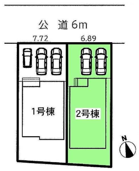 豊田市高上新築戸建全2棟2号棟