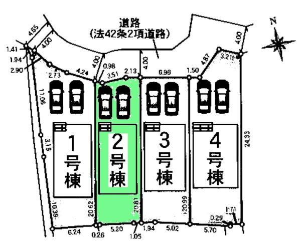 みよし市三好町新築戸建全4棟2号棟